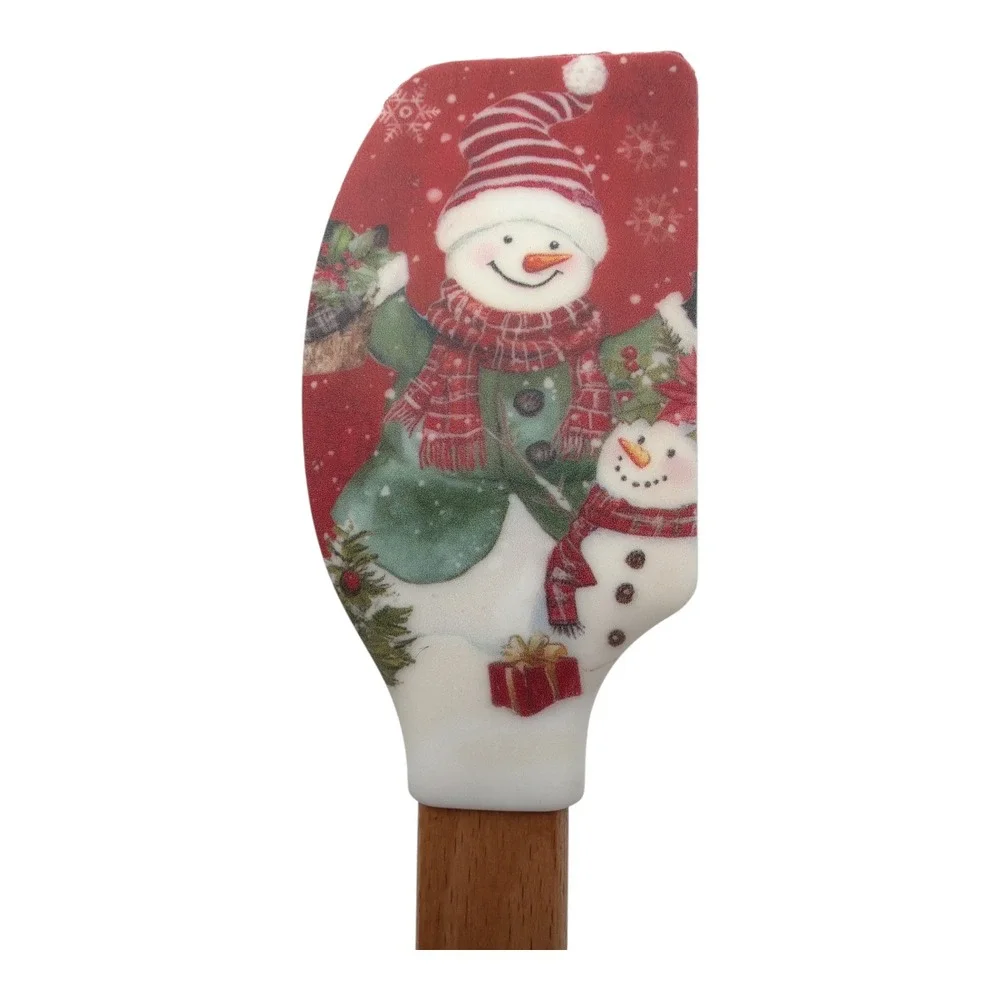 Sleigh Bell Bistro Hobby Lobby Snowman silicone spatula NWT